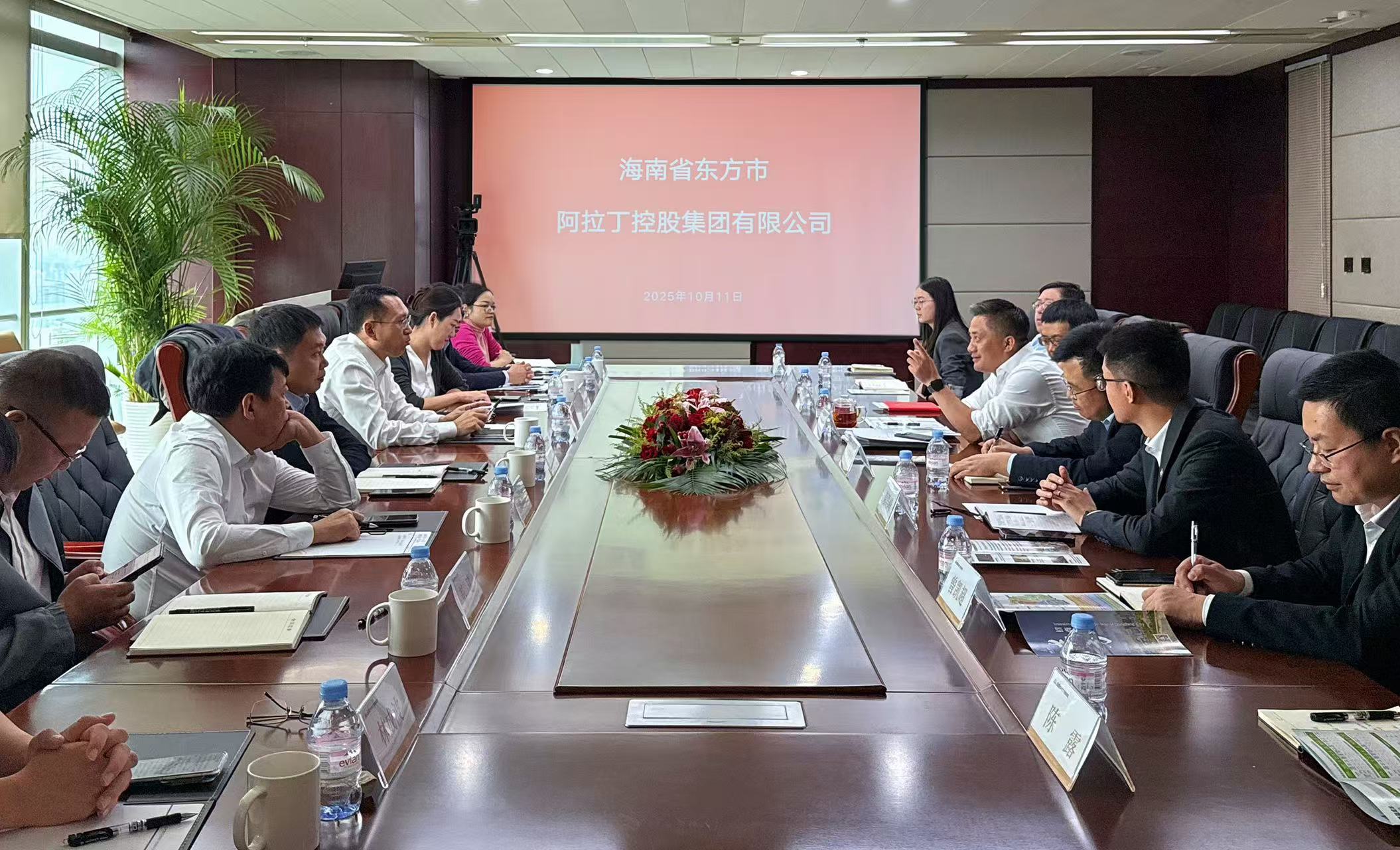 阿拉丁控股集團與海南省東方市座談交流